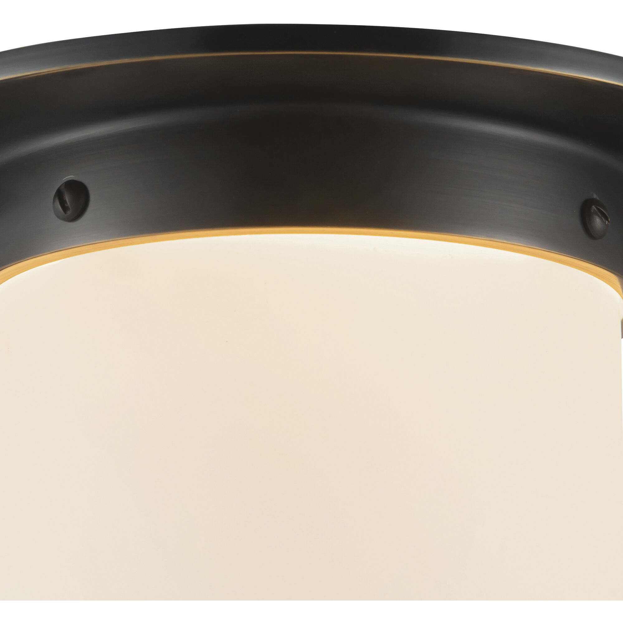 Mineral 1 Light 7.88 inch Urban Bronze and Matte Opal Glass Flush Mount Ceiling Light in Opal Glass Shade