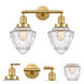 Franklin Restoration Bullet LED 18 inch Satin Gold Bath Vanity Light Wall Light