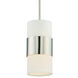 Grayson 1 Light 6 inch Polished Nickel Mini Pendant Ceiling Light