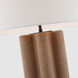 Kelly Wearstler Vellig 28 inch 15.00 watt Terracotta Stained Concrete Table Lamp Portable Light, Medium