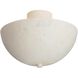 Malta 3 Light 18 inch Light Stonewash Semi Flush Mount Ceiling Light