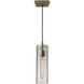 Dalton 1 Light Antique Brass Pendant Ceiling Light