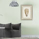 Crassostrea Virginica Neutral and Metallic and Beige and Gray Framed Art, The Studio