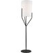 Khloe 65 inch 100.00 watt Matte Black Decorative Floor Lamp Portable Light