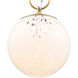 Wine Flower 1 Light 7 inch Brushed Gold Semi Flush Mount Ceiling Light