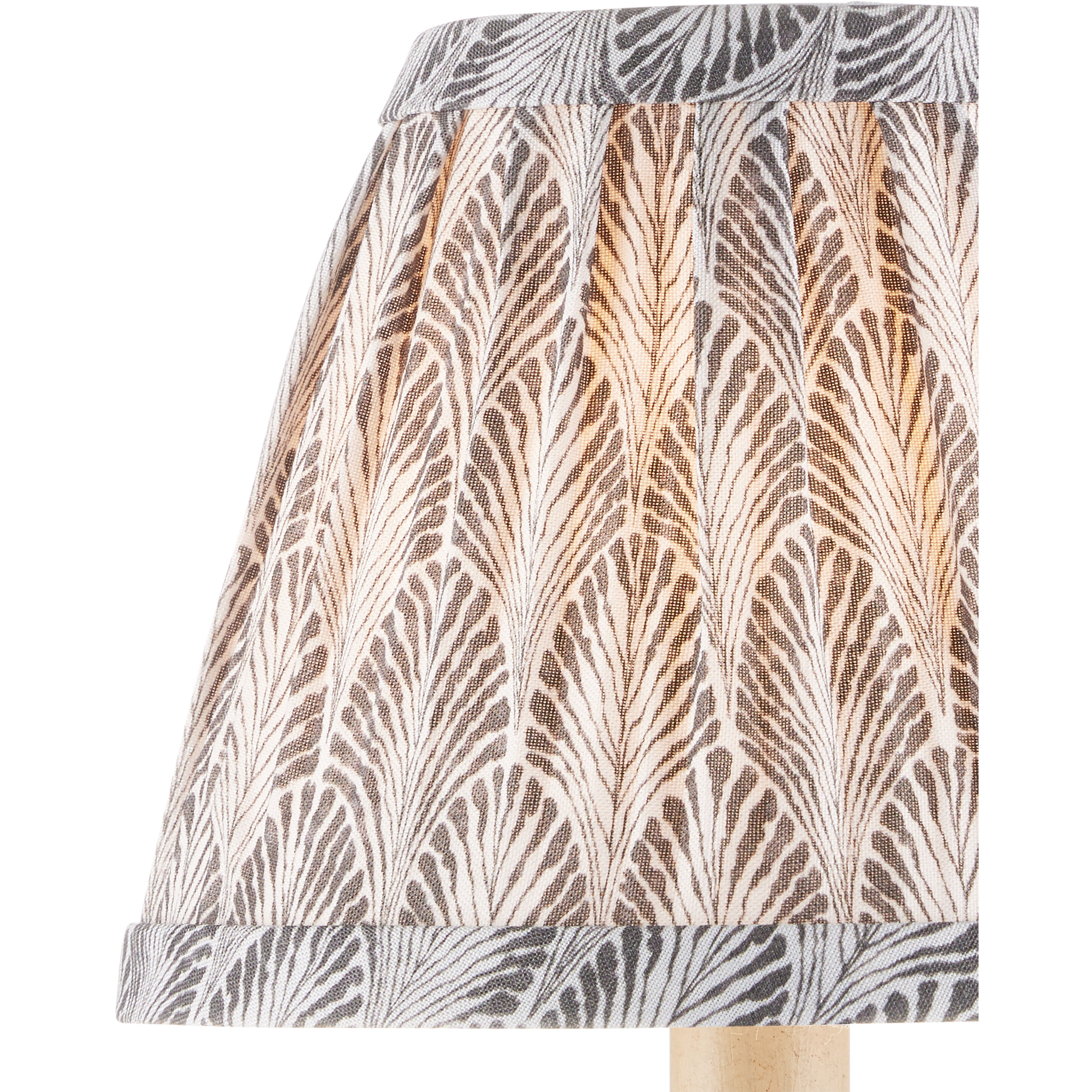 Plume Stone/Ivory Tapered Chandelier Shade