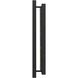 Dakota LED 24 inch Sand Black Outdoor Wall Sconce
