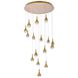 Amherst 16 Light 36 inch Satin Gold Chandelier Ceiling Light