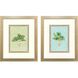 Grecian Vase Palm Green and Blue and Orange and Yellow Framed Art
