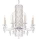 Siena 8 Light 30 inch Antique Silver Chandelier Ceiling Light in Heritage