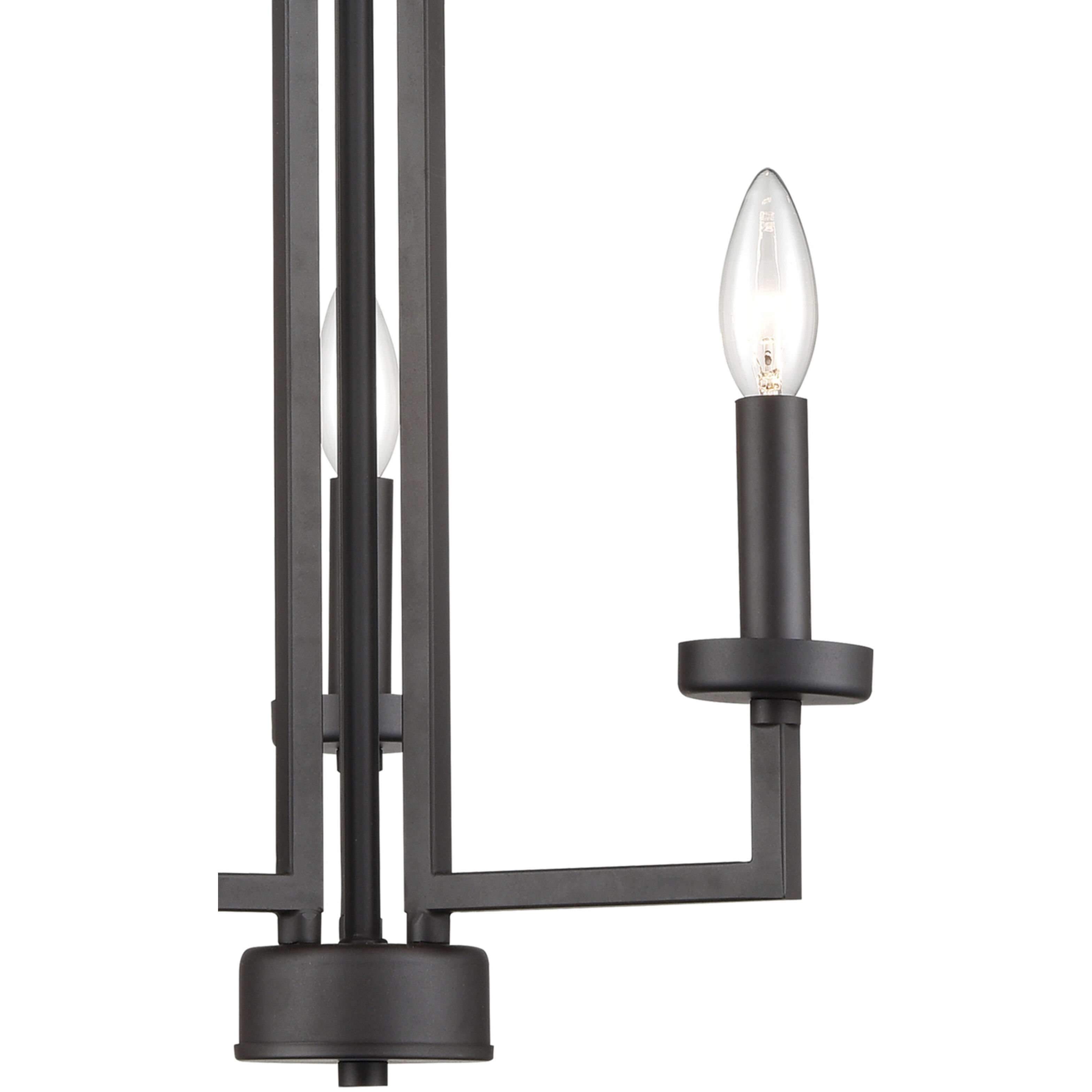 West End 3 Light 15 inch Oil Rubbed Bronze Chandelier Ceiling Light