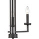 West End 3 Light 15 inch Oil Rubbed Bronze Chandelier Ceiling Light