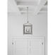 J. Randall Powers Greggory 4 Light 12 inch Polished Nickel Lantern Pendant Ceiling Light, Small