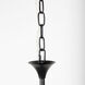 Gabriel 47.25 inch Black Chandelier Ceiling Light