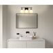 Mansfield 3 Light 24 inch Matte Black Vanity Light Wall Light