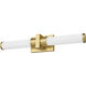 Idris LED 25.5 inch Modern Gold Bath Vanity Wall Light