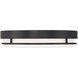 EnviroLite LED 10 inch Matte Black Flush Mount Ceiling Light