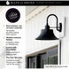 Brock 1 Light 13.25 inch Oiled Bronze Outdoor Wall Lantern