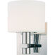 Stem 1 Light 5.5 inch Chrome Wall Sconce Wall Light, Bath