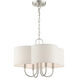 Solstice 4 Light 18 inch Brushed Nickel Chandelier Ceiling Light