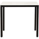 Parson 34 X 20 inch White Marble Desk, Mini