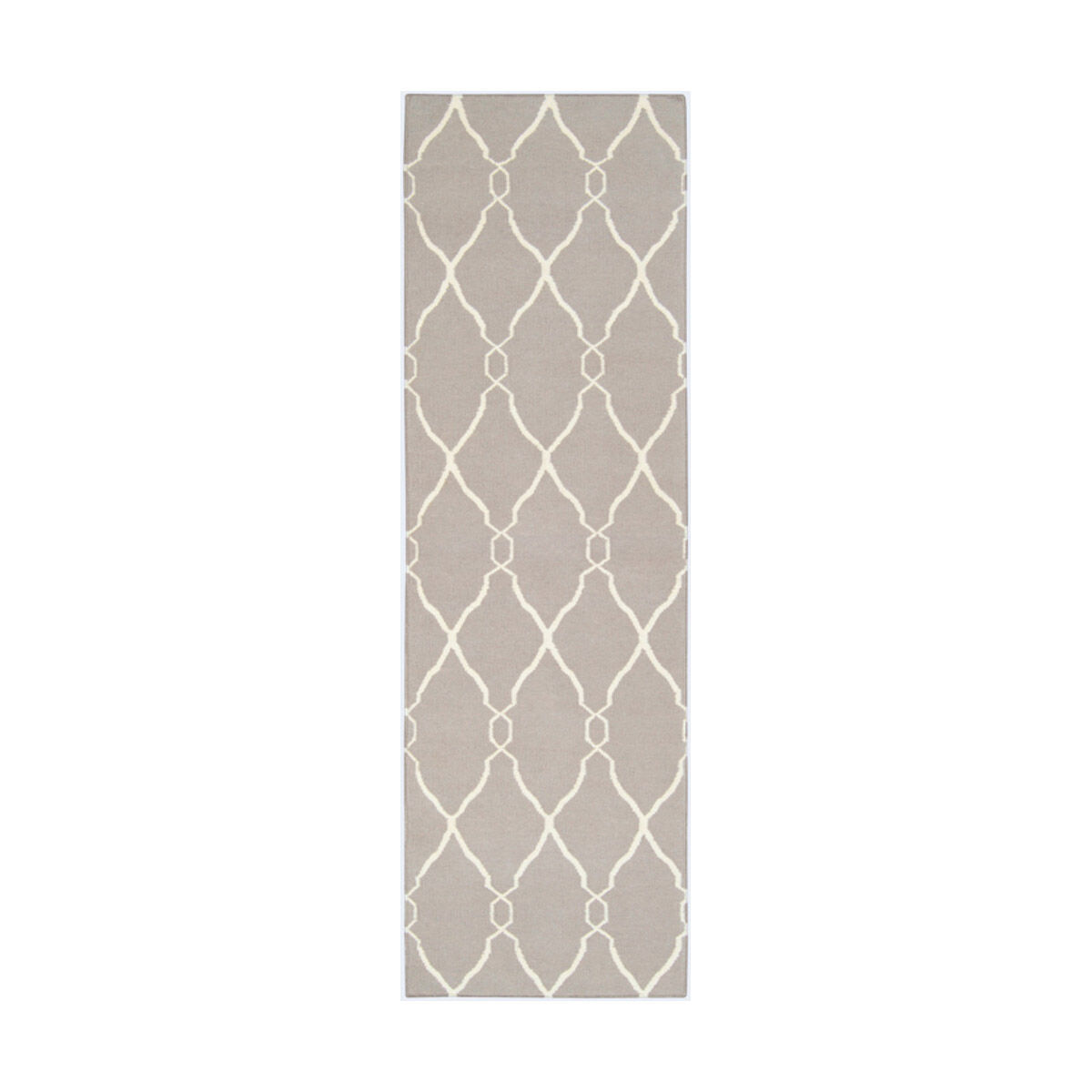 Fallon 96 X 30 inch Taupe/Beige Rugs, Wool