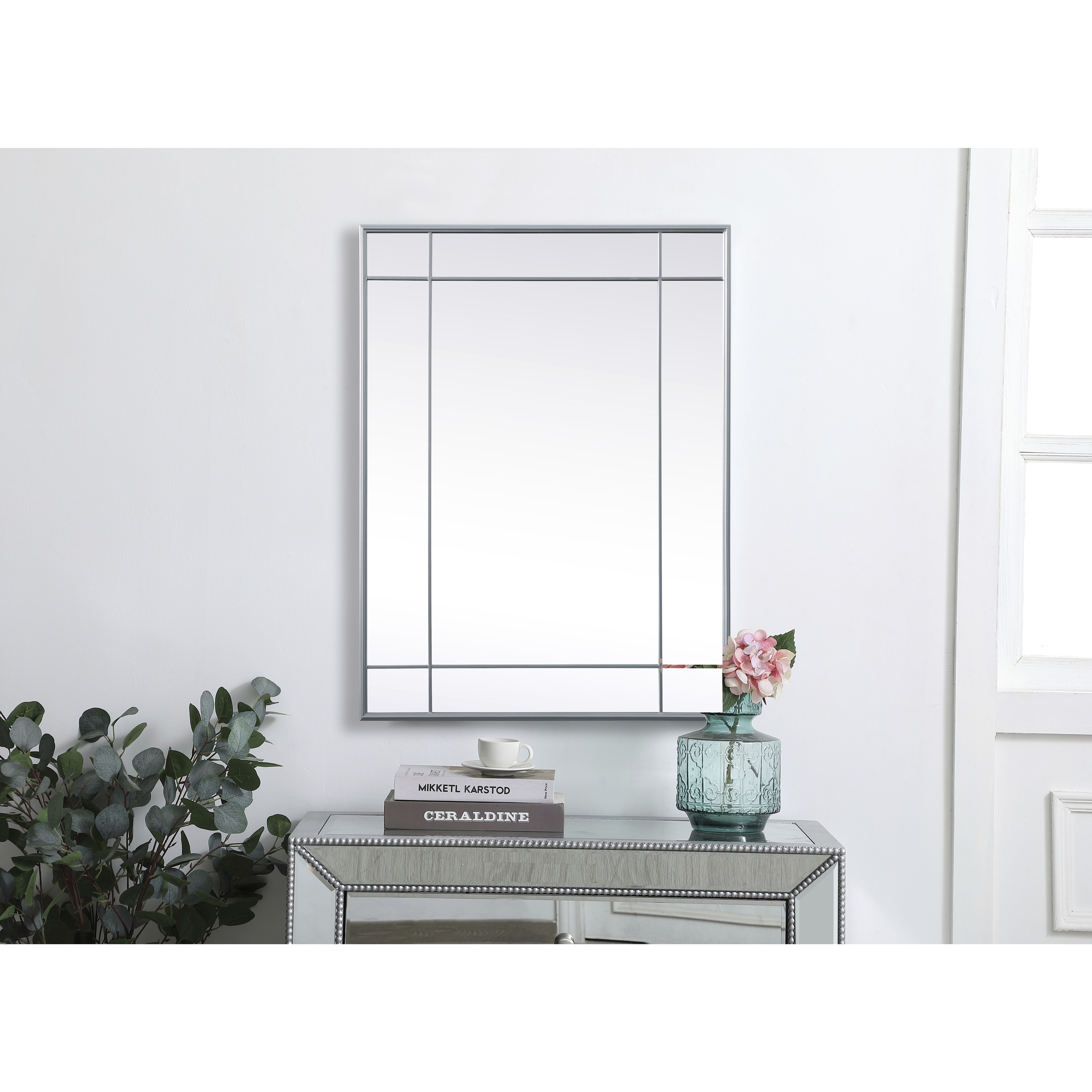 Viola 40 X 30 inch Silver Mirror