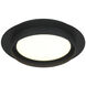 Iris LED 12 inch Matte Black Flush Mount Ceiling Light