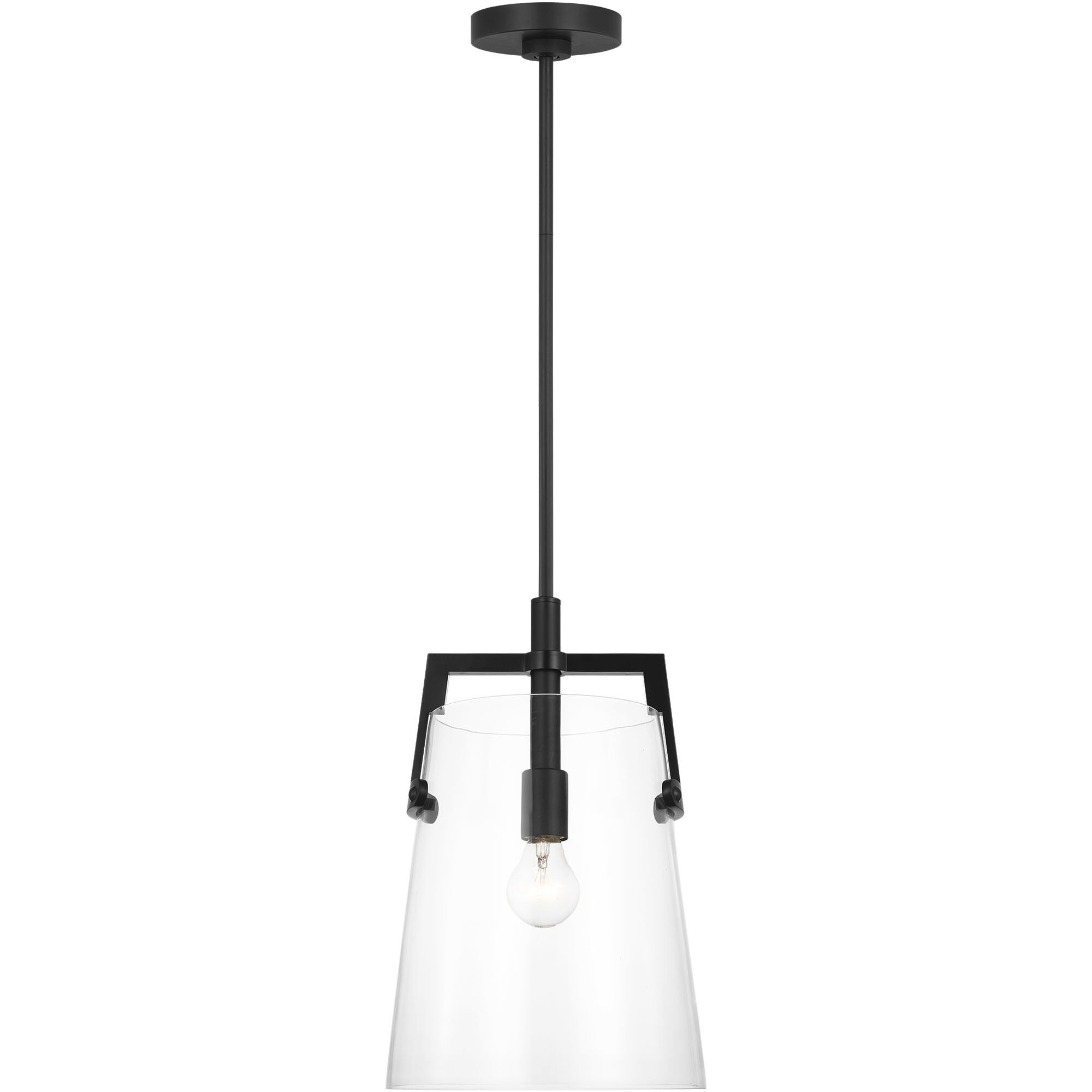 Drew & Jonathan Crofton 1 Light 10.25 inch Midnight Black Pendant Ceiling Light, Medium