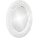Bergman 32 X 32 inch Glossy White Wall Mirror