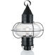 Classic Onion 1 Light 22.5 inch Black Outdoor Post Light