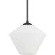 Celestial Valley 1 Light 10 inch Matte Black Pendant Ceiling Light, Small