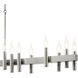 Collette 16 Light 48 inch Satin Nickel Linear Pendant Ceiling Light
