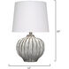 Reef 20 inch 100.00 watt Reactive Grey Glaze Table Lamp Portable Light