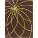 Forum 168 X 120 inch Olive, Dark Brown Rug