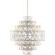 Clinton 160 Light 32.28 inch Nickel Chandelier Ceiling Light