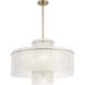 Othello 9 Light 32 inch Aged Brass Chandelier Ceiling Light