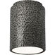 Radiance 1 Light 6.5 inch Hammered Pewter Outdoor Flush Mount, Form+Finish+Function