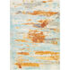 Bodrum 120 X 94 inch Saffron/Rust/Ivory/Aqua/Charcoal/Medium Gray Rugs, Rectangle