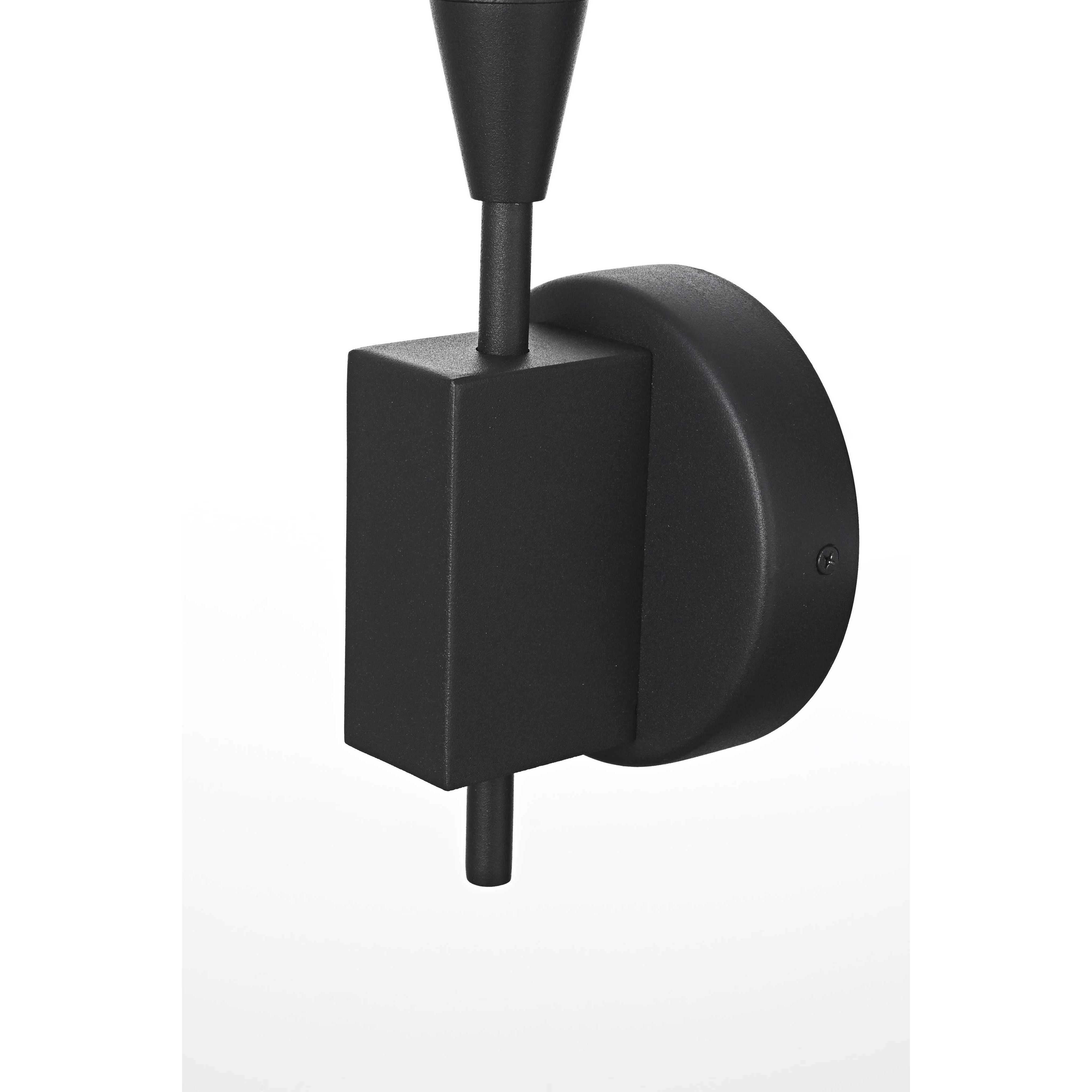 Odin 1 Light 28 inch Black Outdoor Wall Sconce