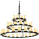 CandleAria LED 28 inch Dark Bronze Chandelier Ceiling Light