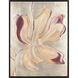 Floral Spice Red and Beige and Metallic and Neutral Canvas, The Studio