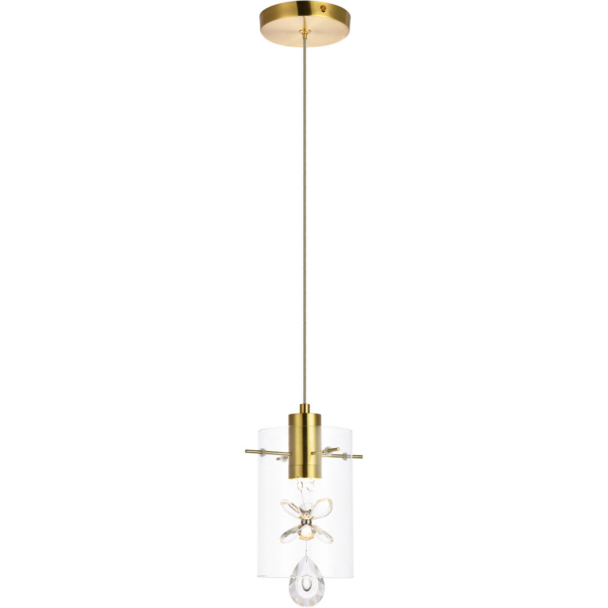 Hana 1 Light 6.50 inch Pendant