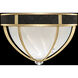 Mirage 3 Light 18.75 inch Gold Flush Mount Ceiling Light