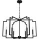 Zoanne 6 Light 30 inch Matte Black Chandelier Ceiling Light