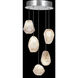 Natural Inspirations 5 Light 12 inch Silver Pendant Ceiling Light
