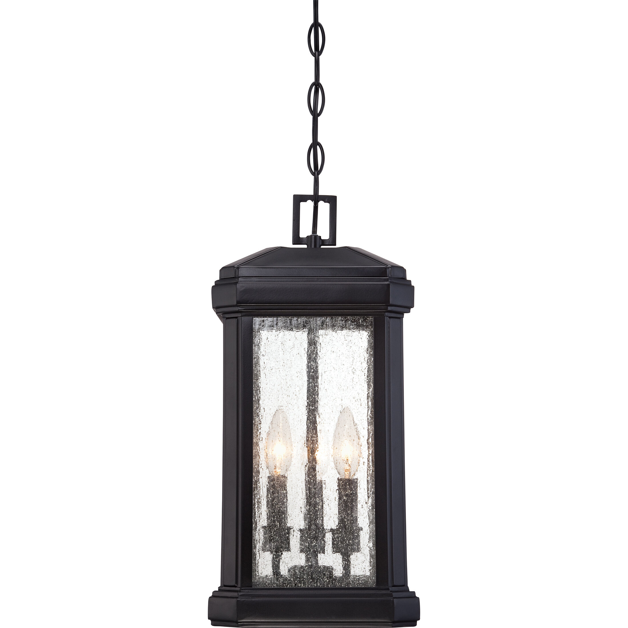 Trumbull 3 Light 8.5 inch Mystic Black Outdoor Hanging