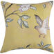 Golden Branch 24 inch Multicolor Pillow