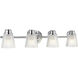 Hudson LED 32 inch Polished Chrome Bath Light Wall Light