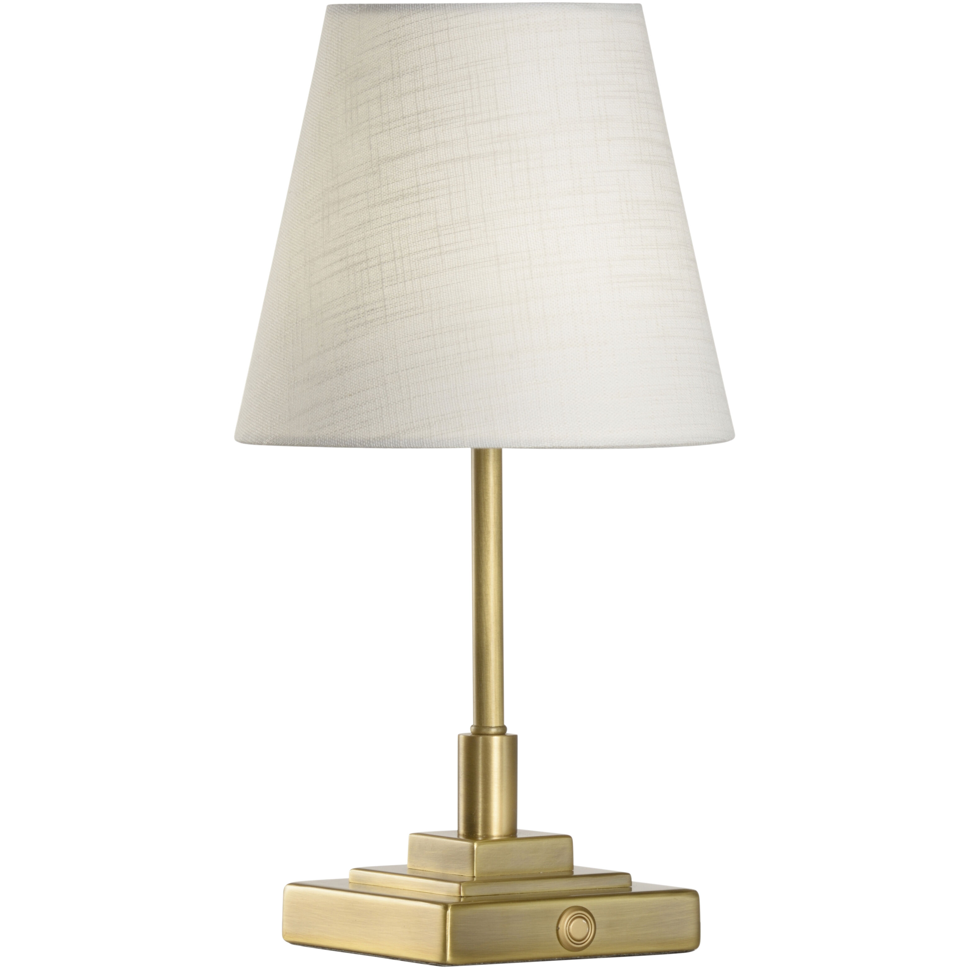 Nathan 15 inch Gold Rechargeable Table Lamp Portable Light